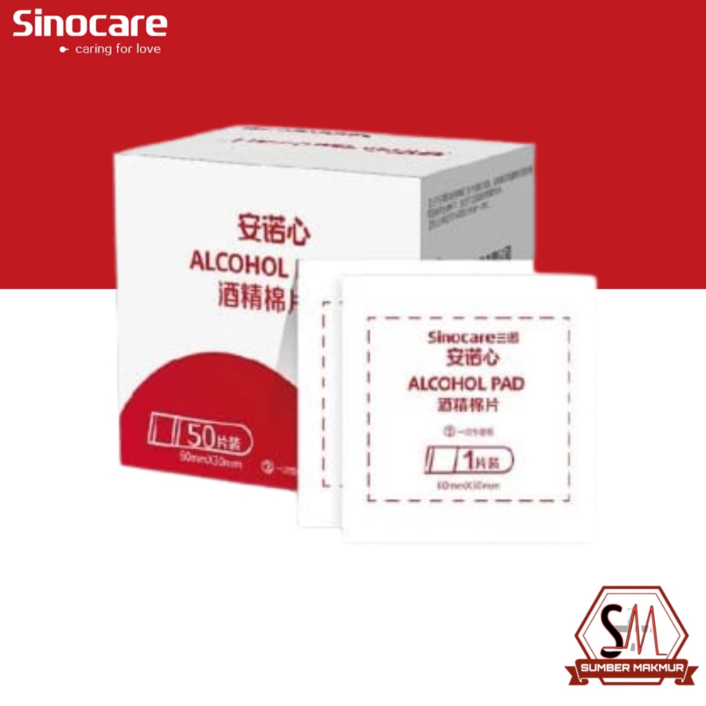 Sinocare Alcohol Pad - Tisu Alkohol