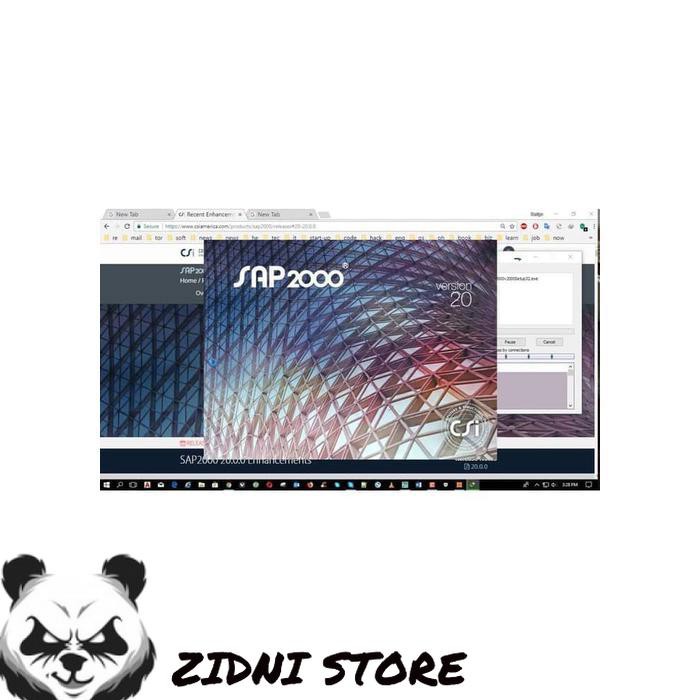 SOFTWARE APLIKASI SWA468 FULL VERSION CSI SAP2000 ULTIMATE V20 LIFETIME GARANSI AKTIVASI
