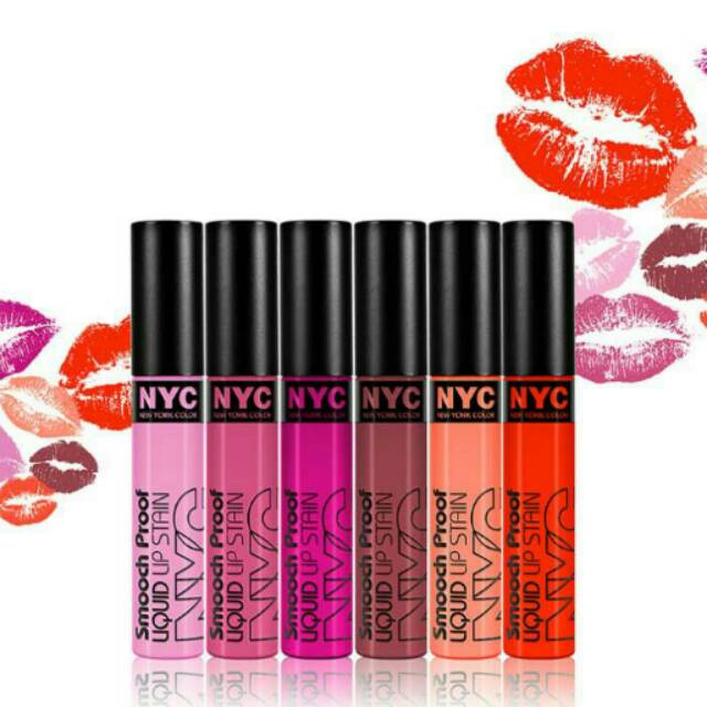 NYC SMOOCH PROOF LIQUID LIP STAIN