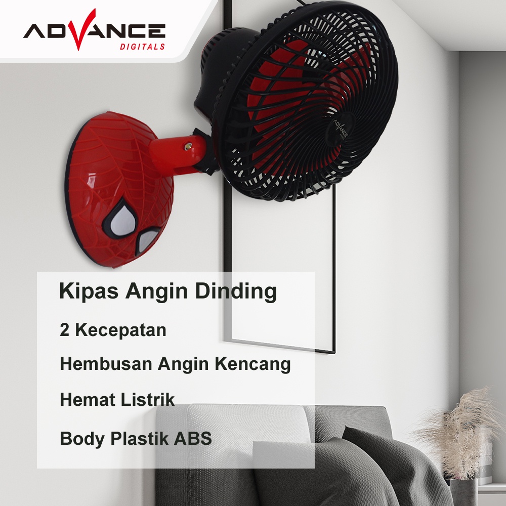 Advance 8inch Kipas Angin Meja &amp; Dinding DF-803 Garansi 1 Tahun