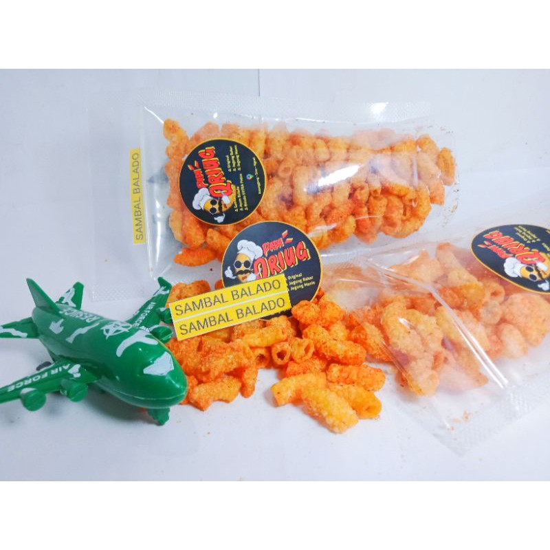 

Makaroni Pedas Balado 40 gram Snack Papa Qriug