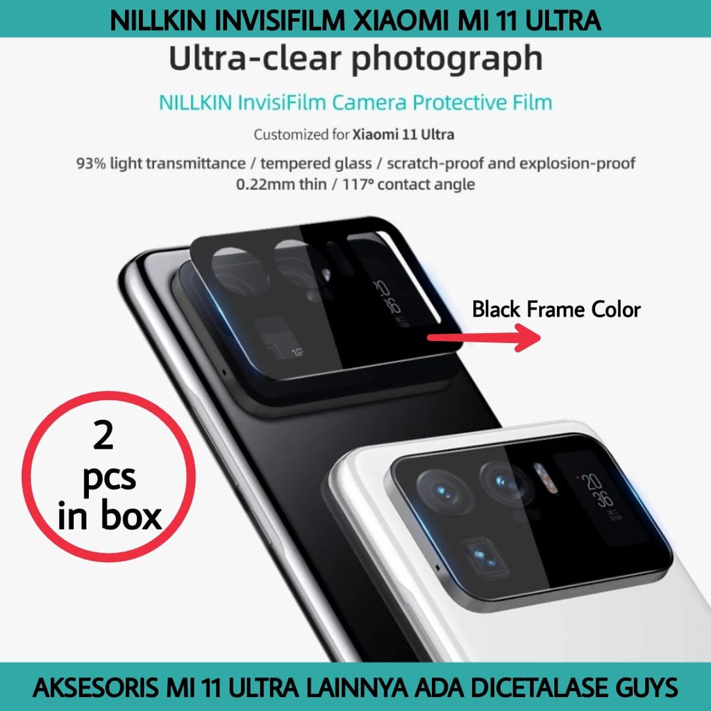 NILLKIN INVISIFILM CAMERA LENS PROTECTOR XIAOMI MI 11 ULTRA / MI11 ULTRA