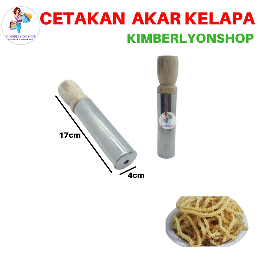 Kimberlyonshop Cetakan Akar Kelapa Stainless