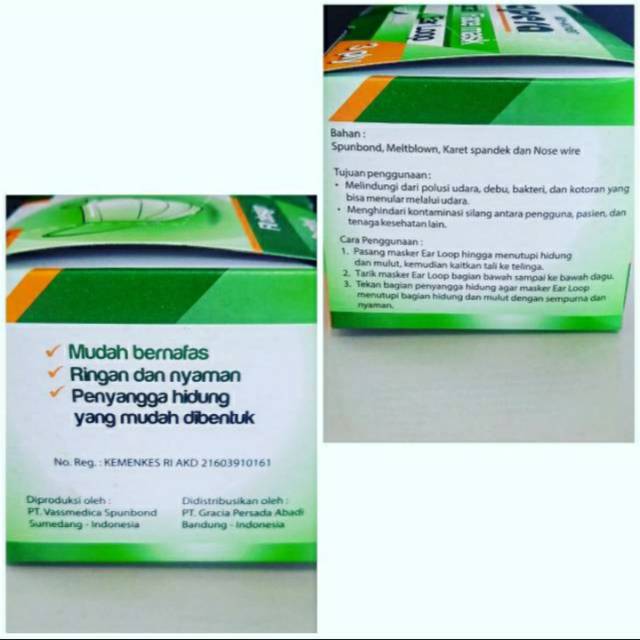 Masker SNI Grapera 1 Box 50 pc