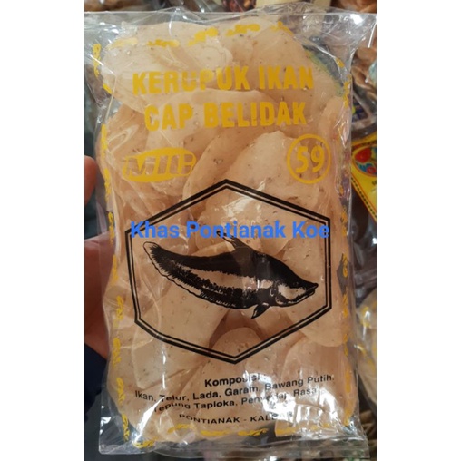 

Kerupuk Ikan Belidak 59 MIC khas Pontianak 350gr