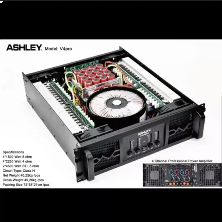 Power Amplifier Ashley V5 PRO/V5PRO