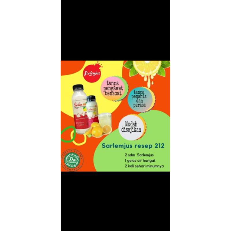 

sarlemjus 500ml / sarilemon jus / minuman diet / minuman aman di lambung