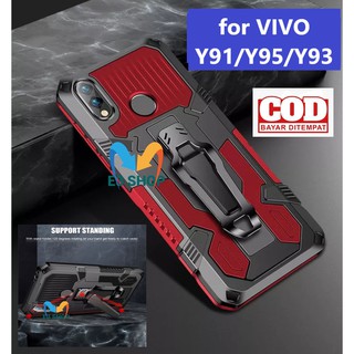 CASE VIVO Y91 Y93 Y95 CASING STANDING BACK KLIP HARD CASE