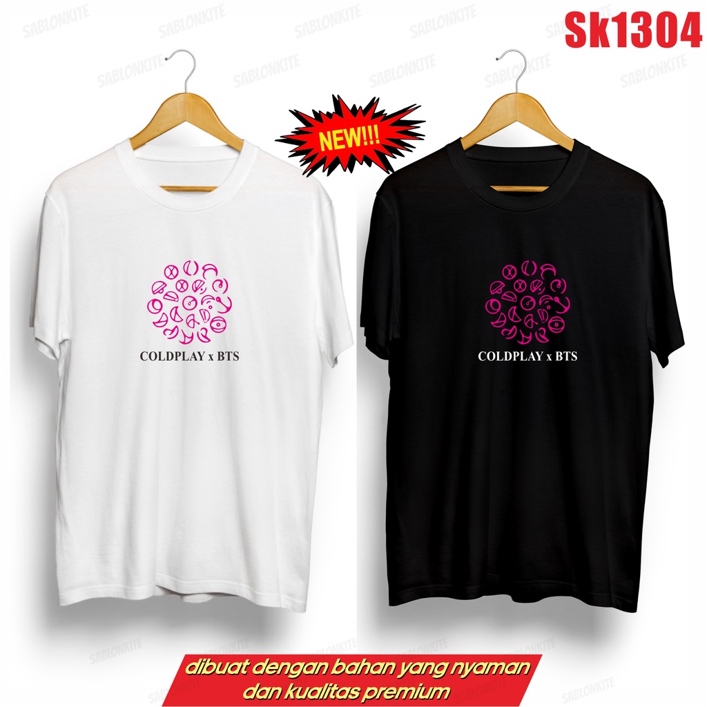 MURAH!!! KAOS KPOP COLDPLAY LOGO SK1304 UNISEX ADA KAOS ANAK