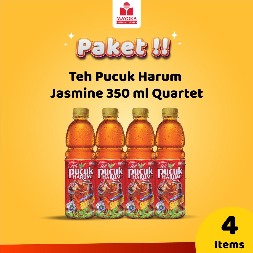 Jual Teh Pucuk Harum Jasmine 350 Ml Quartet Indonesiashopee Indonesia 5308