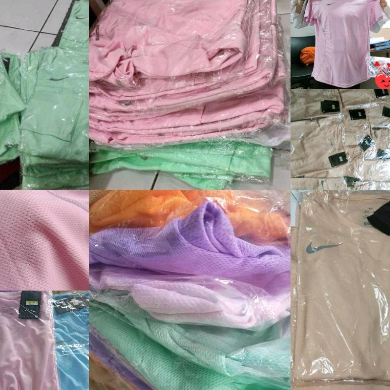 (U6J6) ⭐️ (MRC) Kaos JUMBO panjang olahraga (nk02) baju sport MUSLIM pastel gym fitness atasan senam