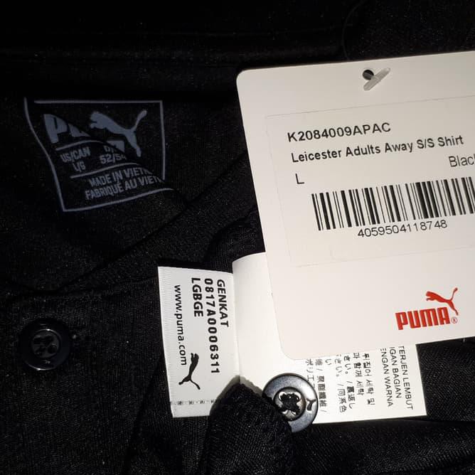 Original Jersey Leicester City 2017-2018 Away Bnwt