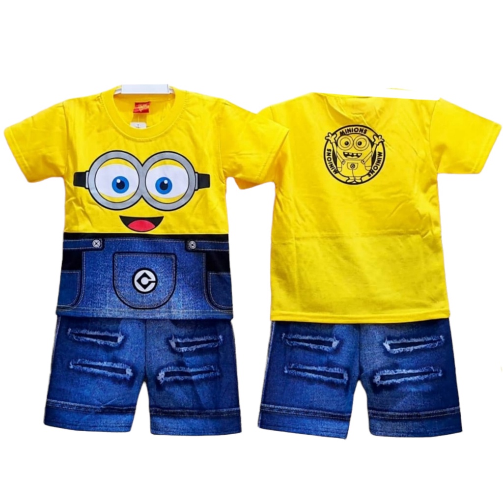 Setelan anak lengan pendek Minions Banana Terlaris!!