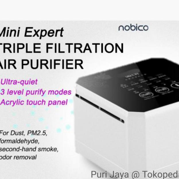 Air Purifier Hepa Filter Ion Generator Ionizer Pembersih Udara Nobico - NBO-J008