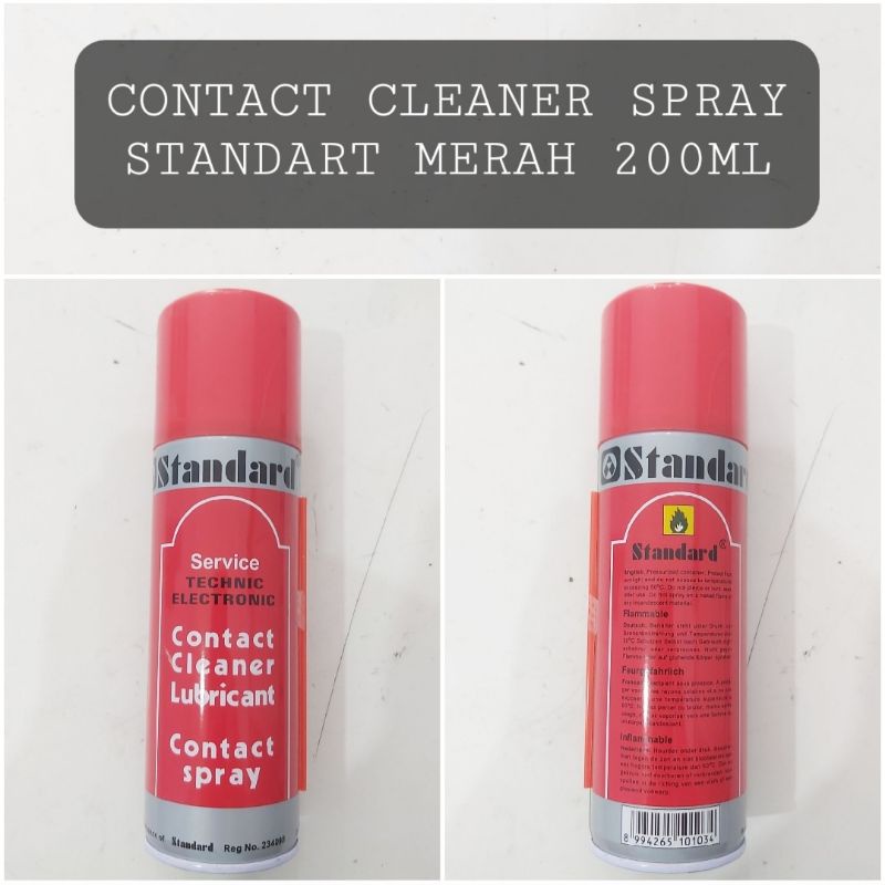 (KHUSUS SULTENG) Contact Cleaner Standart Merah