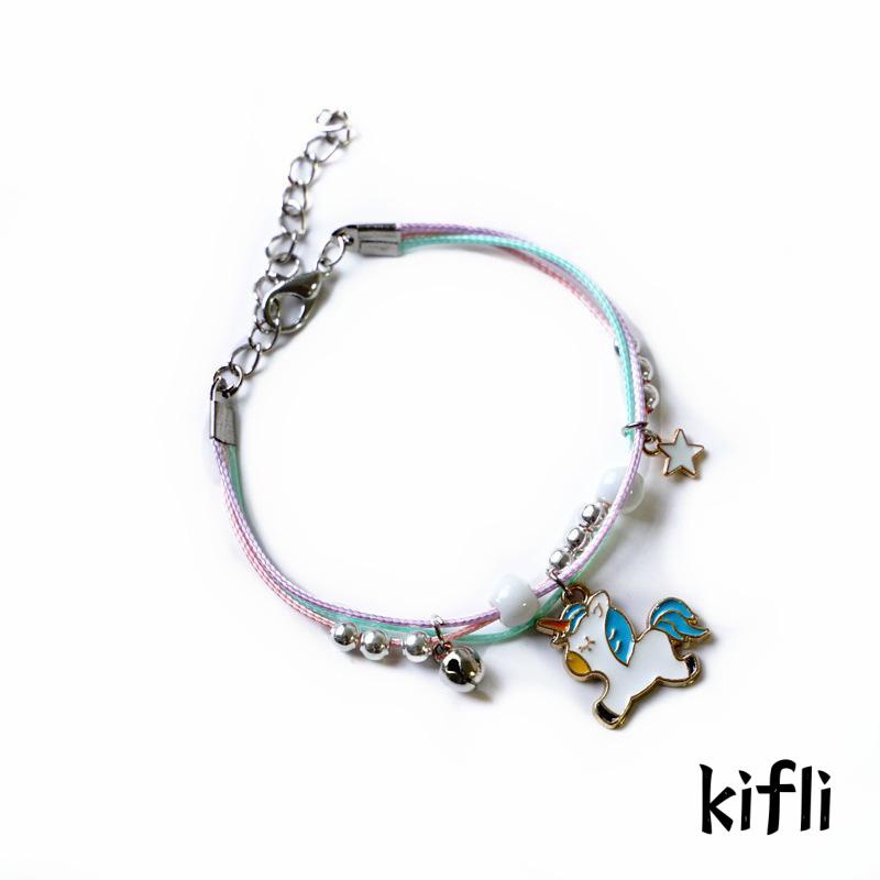 Gelang Manik-Manik, Kaca Motif Kartun, Untuk Wanita