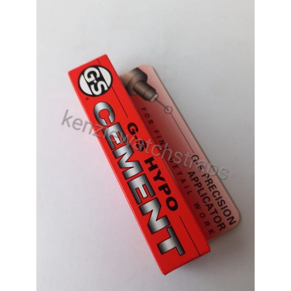 Lem kaca jam tangan lem kaca jam CEMENT G-S HYPO lem jam cement alat servis jam tangan