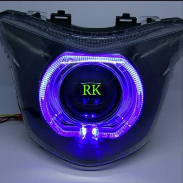 HEADLAMP LAMPU BILED PROJECTOR AES WST / TURBO SE GEN 3 BMW YAMAHA MX KING