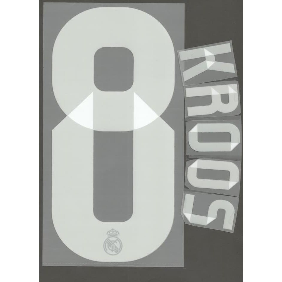 Real Madrid 2014-15 Away / 3Rd. Kroos. Original Nameset For Jersey.