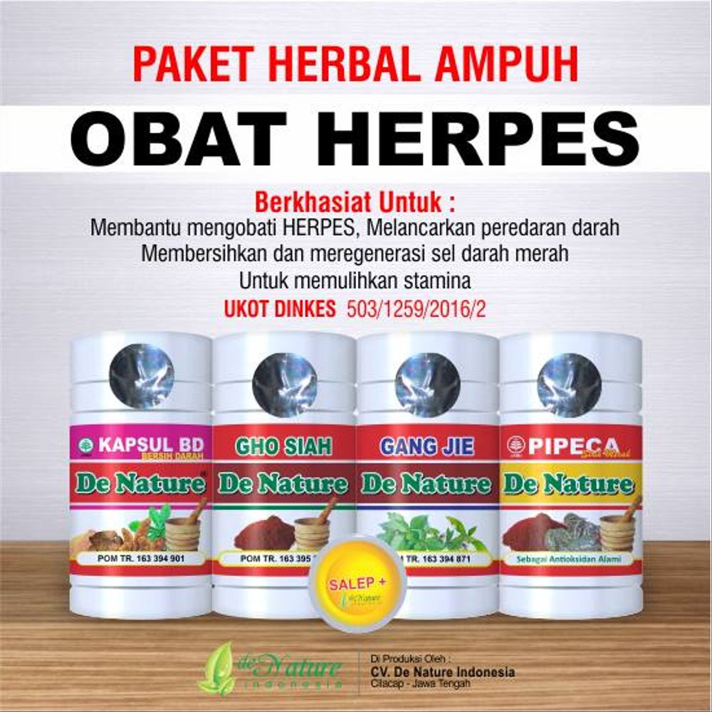 Obat Herpes Herbal De Nature
