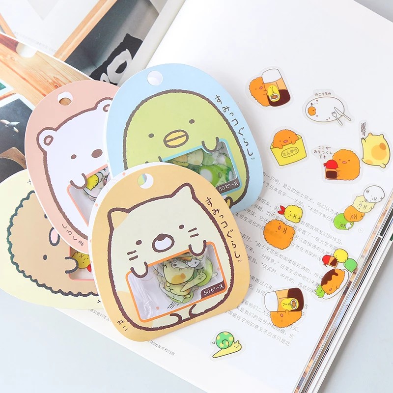 

Sticker Sumikko Gurashi 50pcs Planner Lucu Scrapbook Decoration