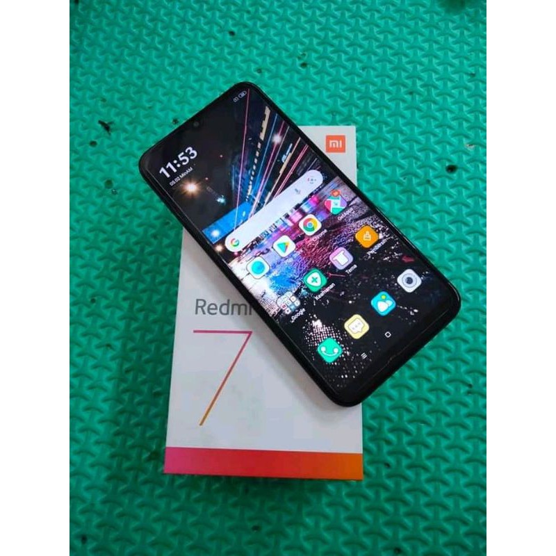 Xiomi Redmi 7 2/16 Second Segel Pabrik tanpa cacat dan tanpa minus