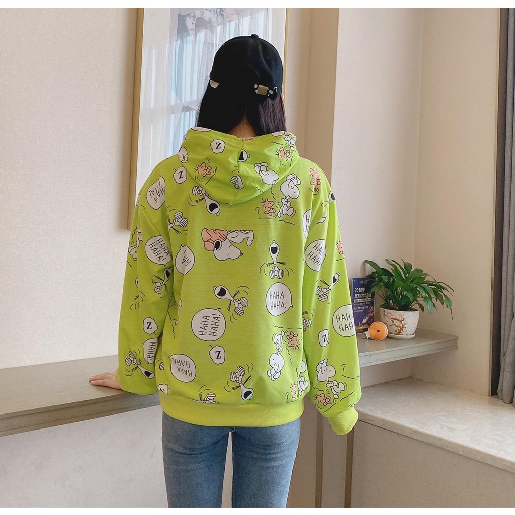 Nicebra Hoodie Sweater Motif Kartun Import Tanpa Kantong 4050