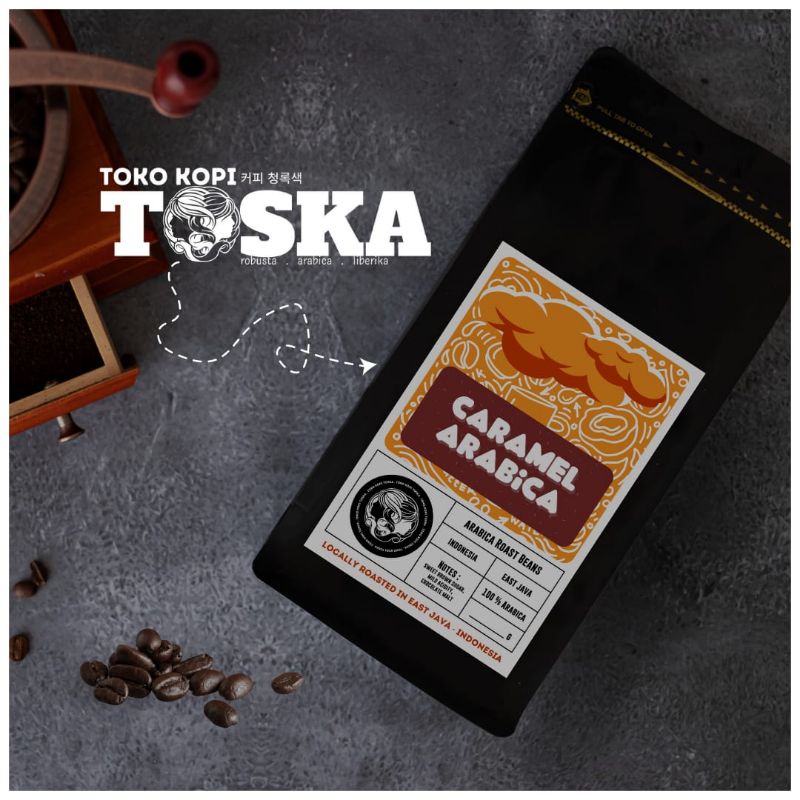 

Java Caramel Arabica Kopi Arabica Roastbean Bubuk 1Kg