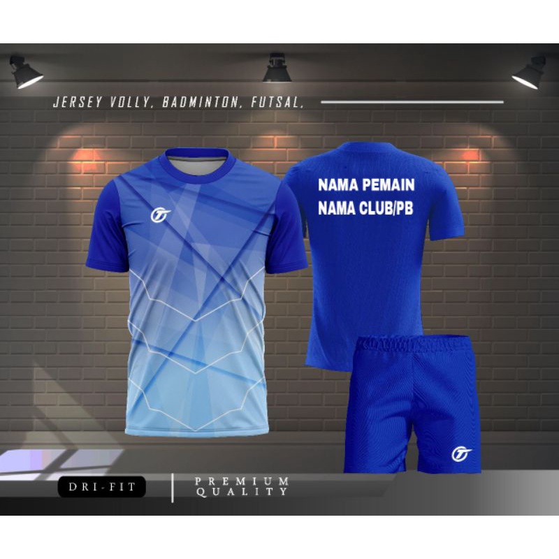 KAOS BULUTANGKIS PAKE NAMA/KAOS TIM BULUTANGKIS/BAJU BADMINTON PRIA WANITA