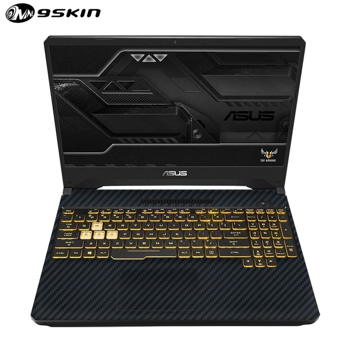 Skin Laptop / Garskin Tuf Gaming FX505-Vinyl Black Carbon (INSIDE)