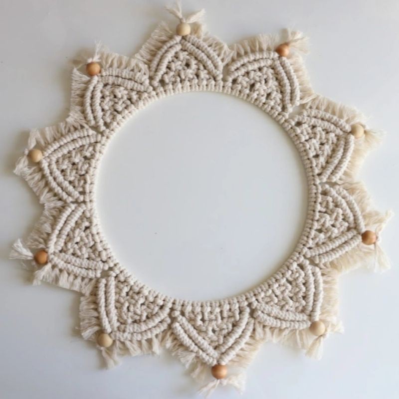 Macrame mandala  | hiasan dinding / meja mandala 005