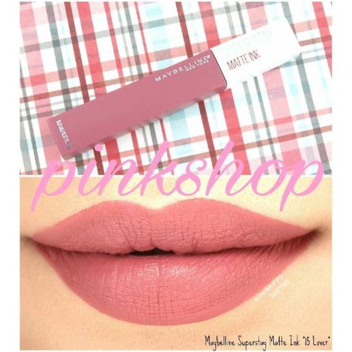 ORIGINAL MAYBELLINE SUPERSTAY MATTE INK LOVER | MAYBELINE MATTE LIPCREAM PINK EDITION | LIP CREAM DR
