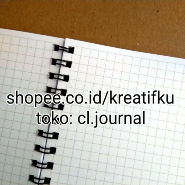 Notebook / Sketchbook Spiral Dotted | Graph | Lined A4-Graph