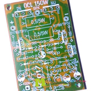 Jual PCB Power Amplifier OCL MONO 150Watt 017 Indonesia|Shopee Indonesia