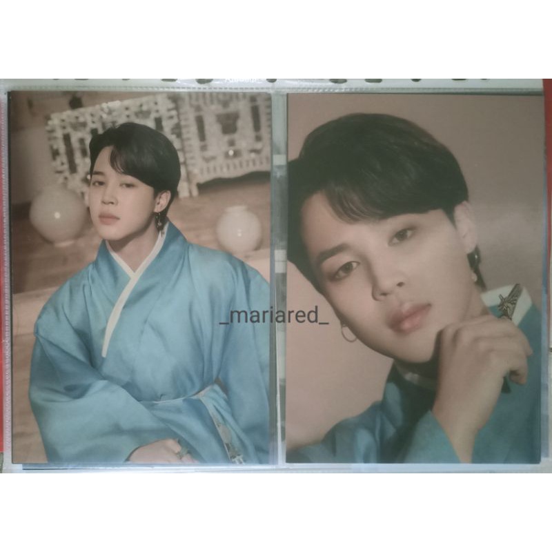 BTS Jimin Official Photobook Postcard Dalmajung
