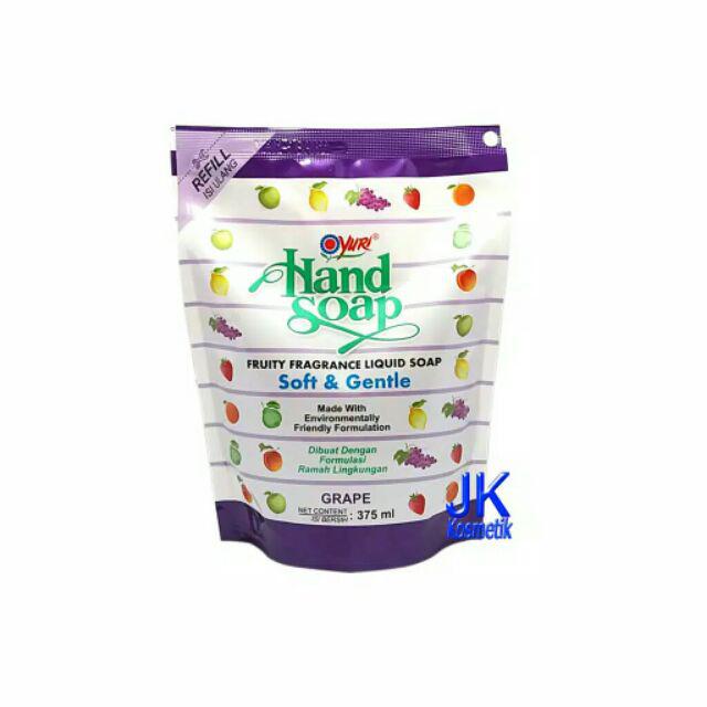 Yuri Hand Soap Sabun Cuci Tangan Refill 375 Ml