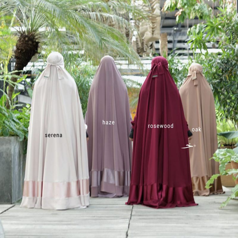 Simply Combination Khimar By Khadijah Indonesia jilbab Khimar Overhead Khimar Panjang