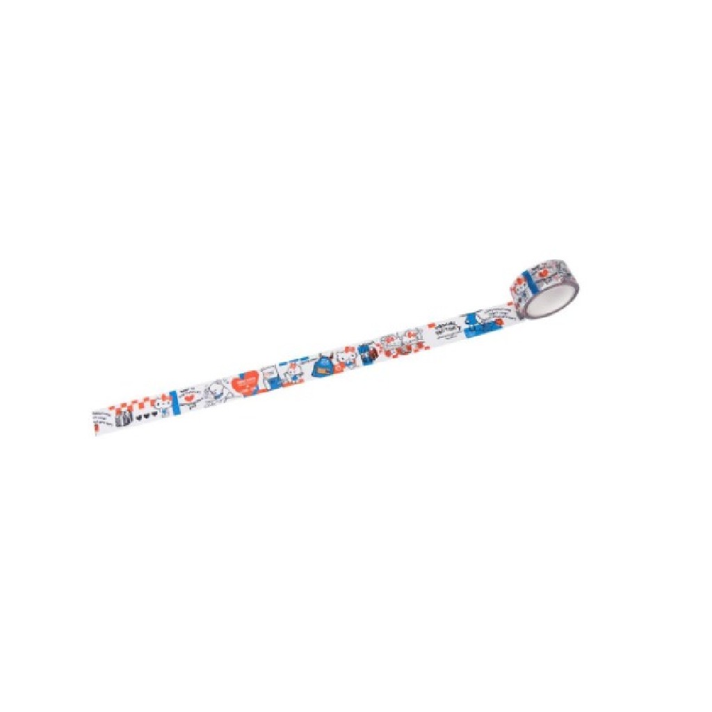 

Hello Kitty And The Manual Factory Bear Log On Masking Tape - Small White