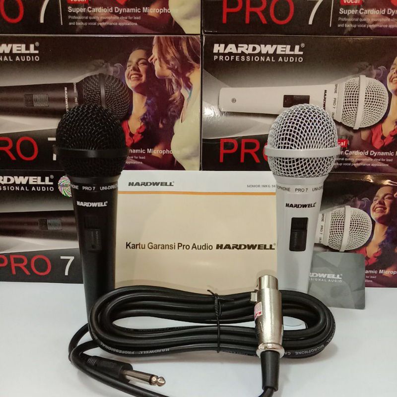 Microphone hardwell Pro7 hardwell Pro8 hardwell Pro9 hardwell c1 condensor original garansi resmi free busa mic