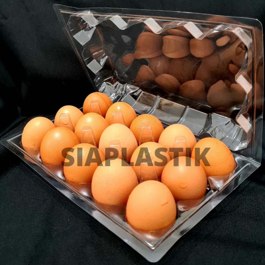SGS Egg tray /  Mika Telur Tempat Telur negeri isi 15 Tanpa Pengunci