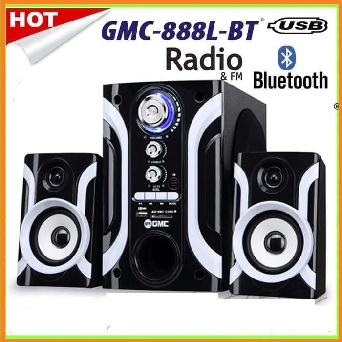 GMC Speaker Multimedia BLUETOOTH GMC 888L BT - RODOM