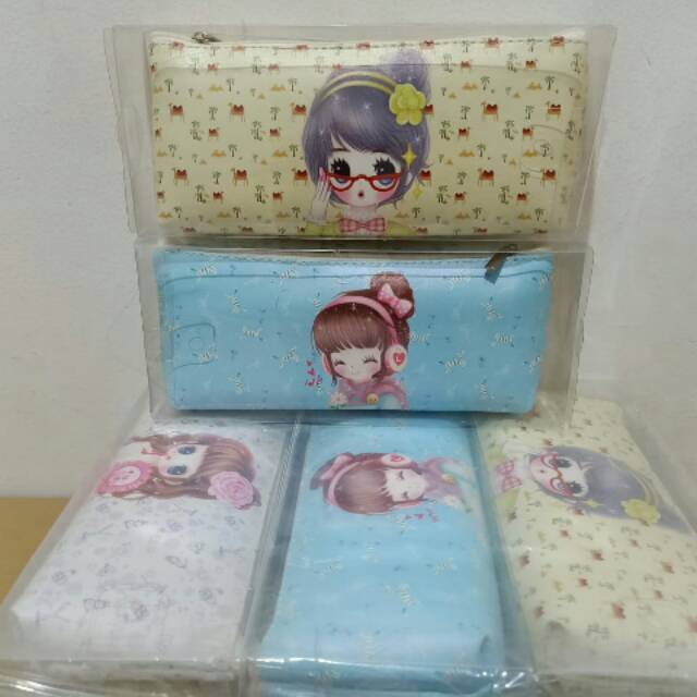 

Pen case pensil case kotak pensil pen Tempat Pensil pen