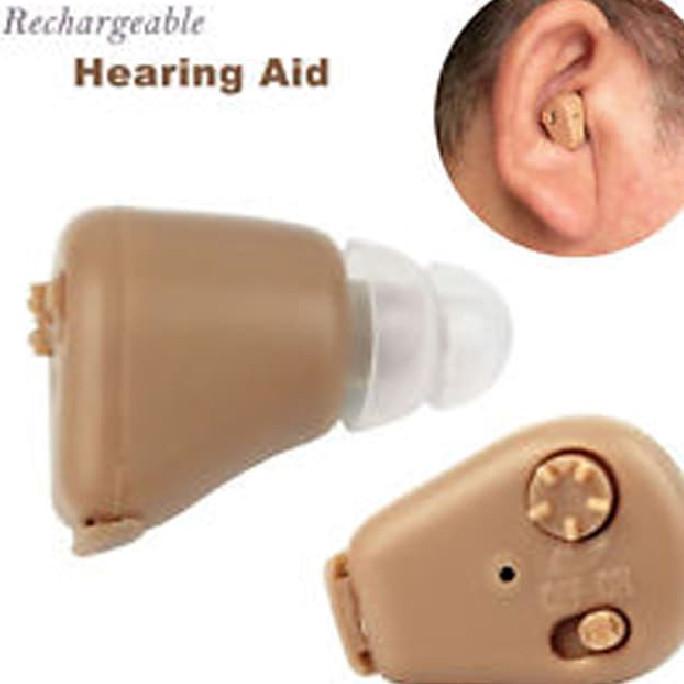 Alat Bantu Dengar Pendengaran Terkecil Bisa Cas Axon K88 Praktis