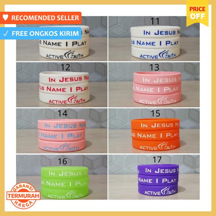 GELANG ACTIVE FAITH IJNIP (IN JESUS NAME I PLAY)