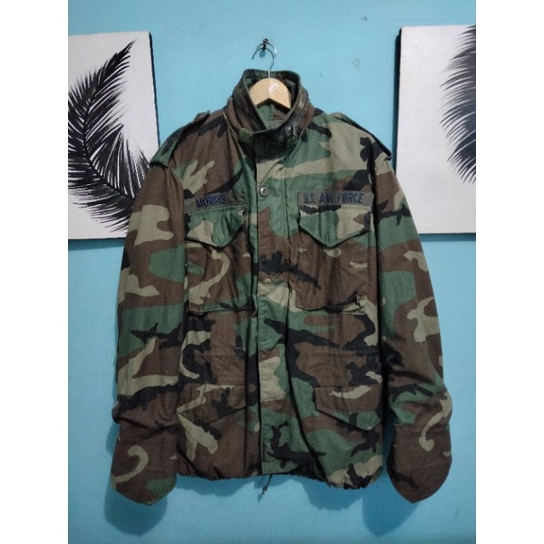 Jaket M65 woodland us army original