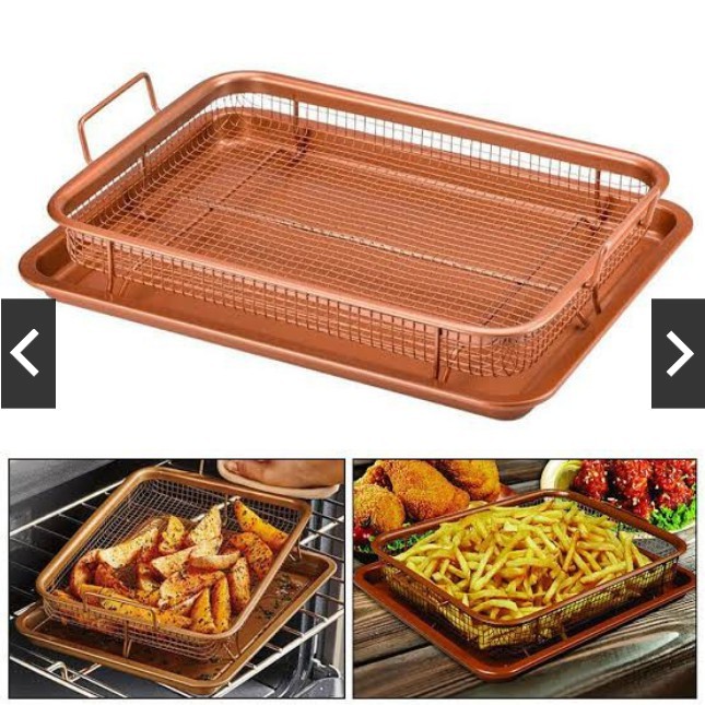 Kingsbakeware Cooper Crisper Tray Fika / Oven Tray / Peniris Minyak / Cooling Rack / Baking Tray