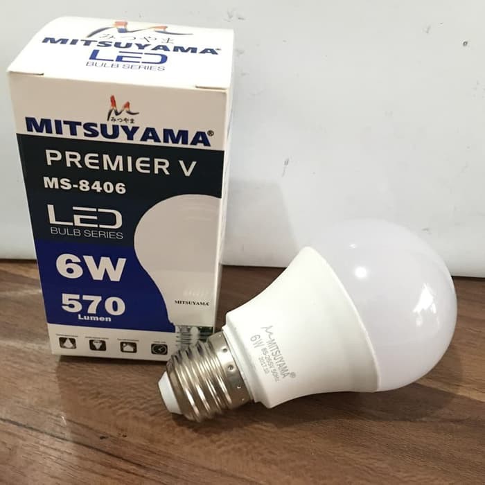 Lampu LED Premier V 6W 6 Watt Mitsuyama MS8406 570 Lument Asli Watt