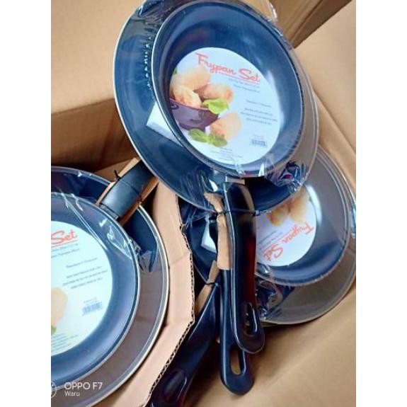 Tren Kekinian.. Teflon Fry Pan set 2in1