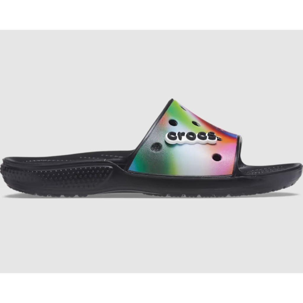 Crocs Solarized Slides Sandal Pria Wanita Dewasa Tiedye Sandal Slop Karet Jumbo Terbaru Jibbitz