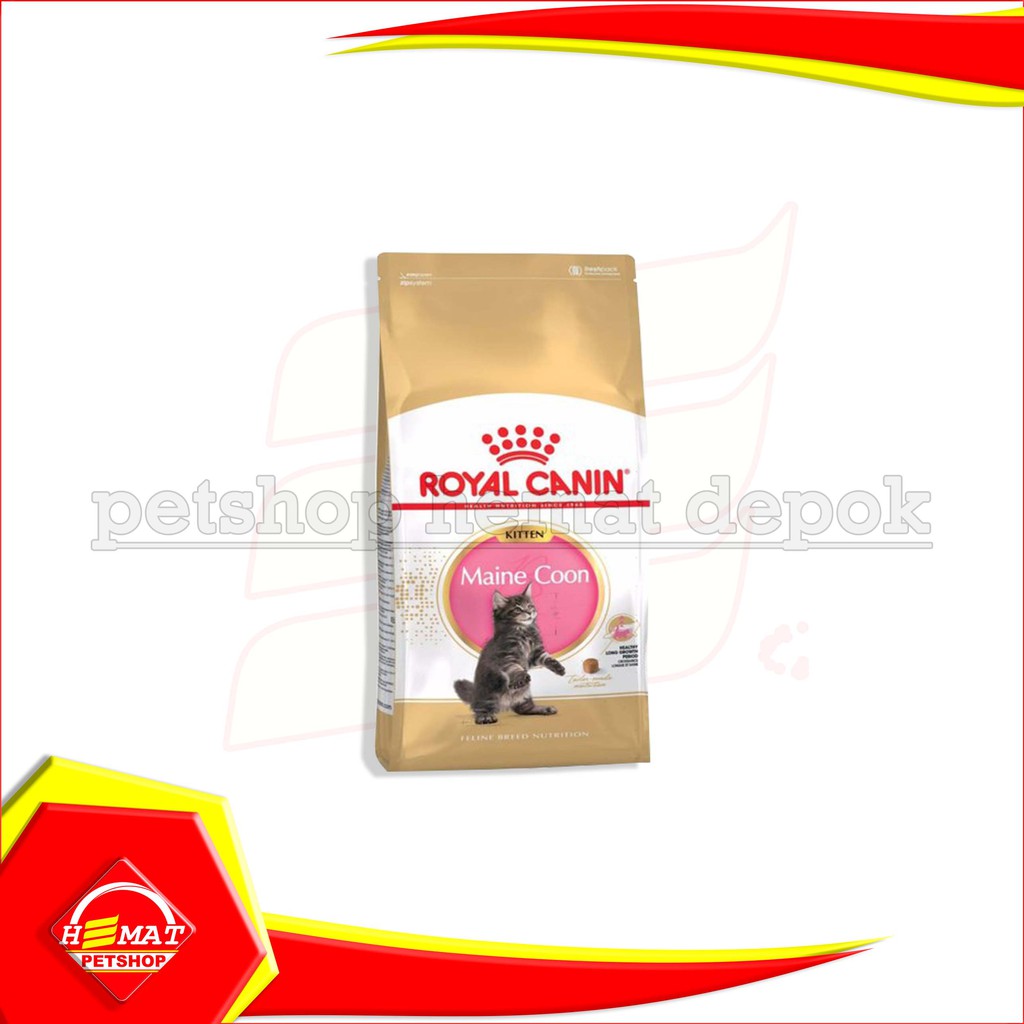 Royal Canin Kitten Maine Coon 400gr / Makanan Kucing Mainecoon 400gr murah